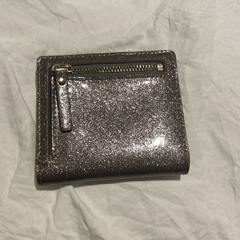 COPY - Kate Spade silver glitter wallet